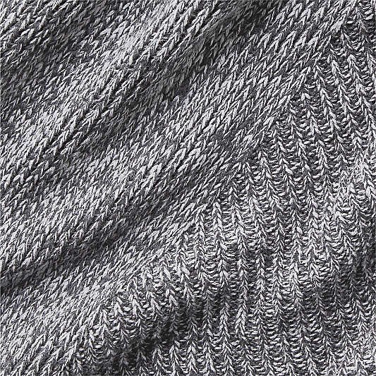 Sweater Knit 70"x55" Storm Grey Throw Blanket