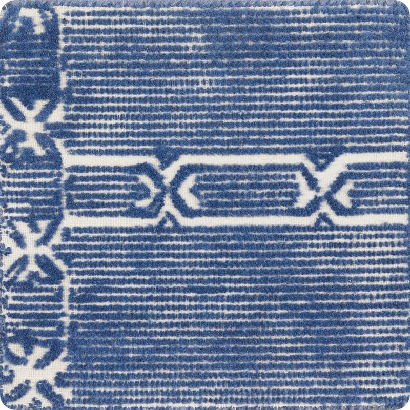 Erria Indigo 12"x12" Rug Swatch Crate & Barrel