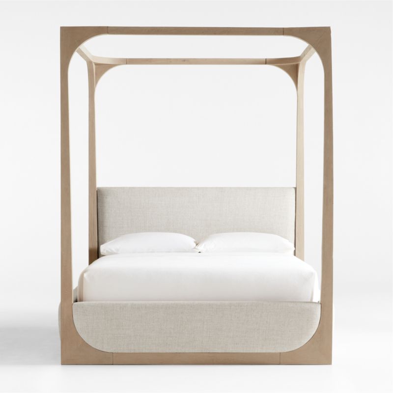 Luton Terra Brown Ash Wood King Bed