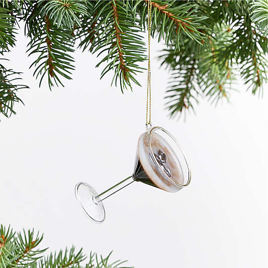 Espresso Martini Glass Christmas Tree Ornament