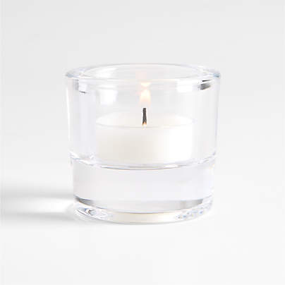 Essential Modern Tall Glass Tealight Candle Holder