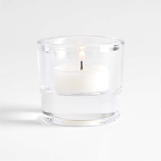 Essential Modern Tall Glass Tealight Candle Holder