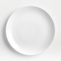 Aspen Porcelain Coupe Dinner Plate | Crate & Barrel