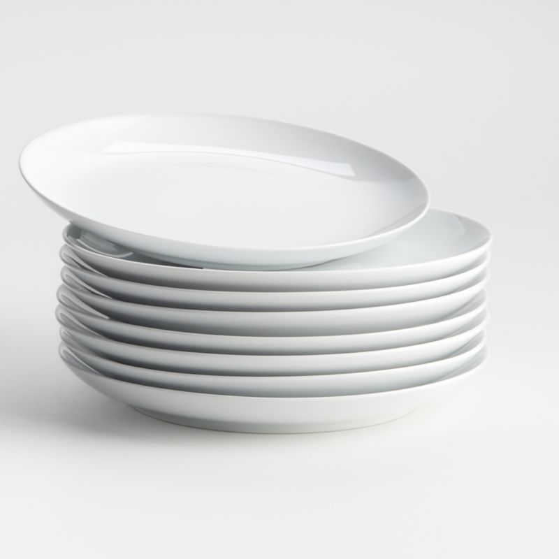 Aspen Coupe Salad Plates 8.5, Set of Eight + Reviews | Crate & Barrel  Canada