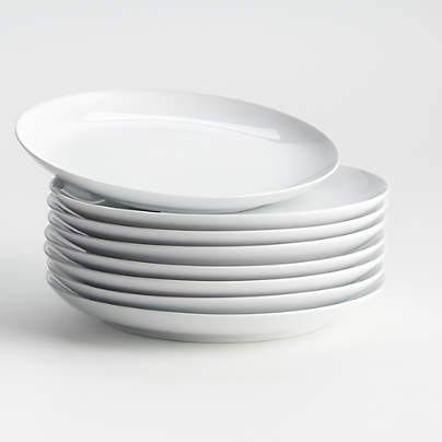 Aspen Coupe Salad Plates 8.5", Set of Eight