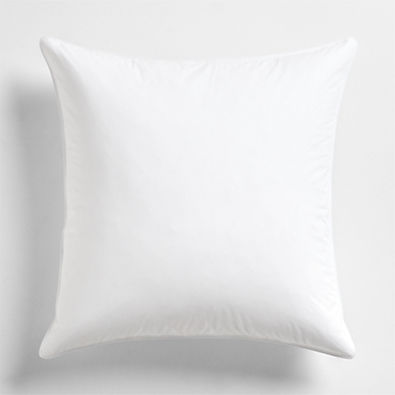 View Essential Organic Cotton Down Feather Euro Sham Bed Pillow Insert details