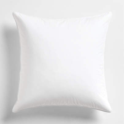 Essential Organic Cotton Down Feather Euro Sham Bed Pillow Insert