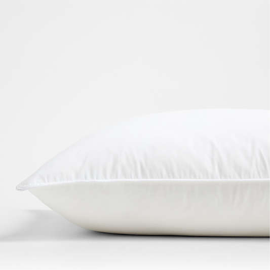 Essential Organic Cotton Down Feather Standard Sham Bed Pillow Insert