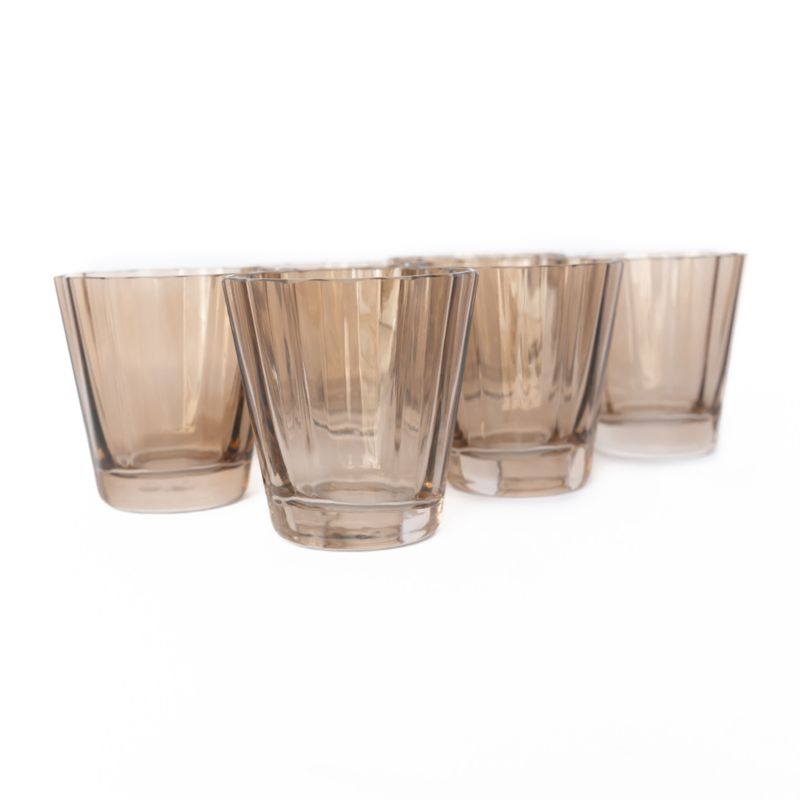 Estelle Mocha Colored Sunday Low Balls, Set of 6 - image 1 of 2
