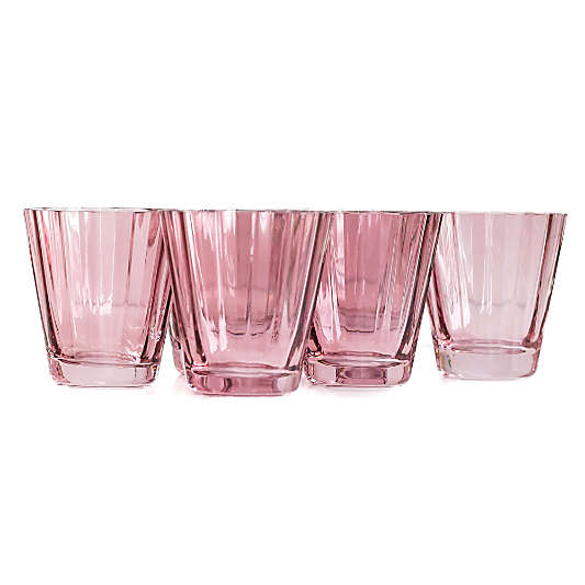 Estelle Rose Colored Sunday Low Balls, Set of 6