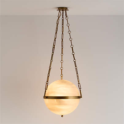 Estelle Glass Globe Pendant Light