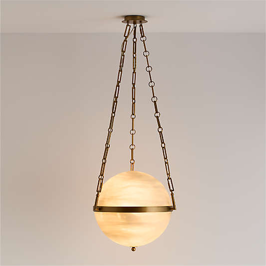 Estelle Glass Globe Pendant Light