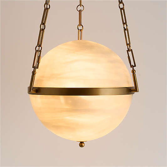 Estelle Glass Globe Pendant Light