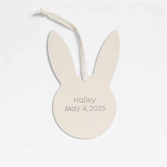 Baby's First Bunny Christmas Ornament