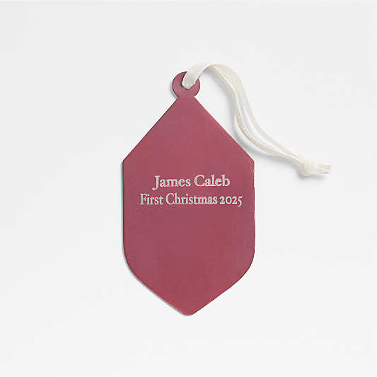 Baby's First Etchable Keepsake Ornament Santa