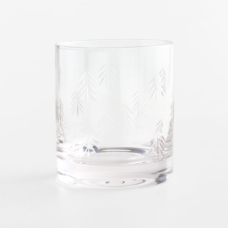 Etched Tree 11-oz. Double Old Fashioned Glass - image 3 of 4