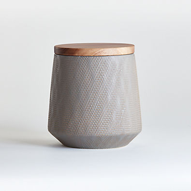 View Ethan Small Grey Ceramic Canister details