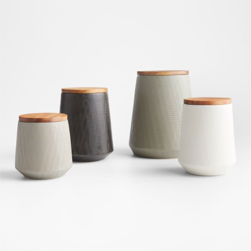 Ethan Small Grey Canister