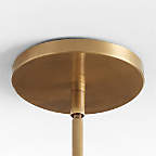 Etienne Glass Chandelier Light + Reviews | Crate & Barrel