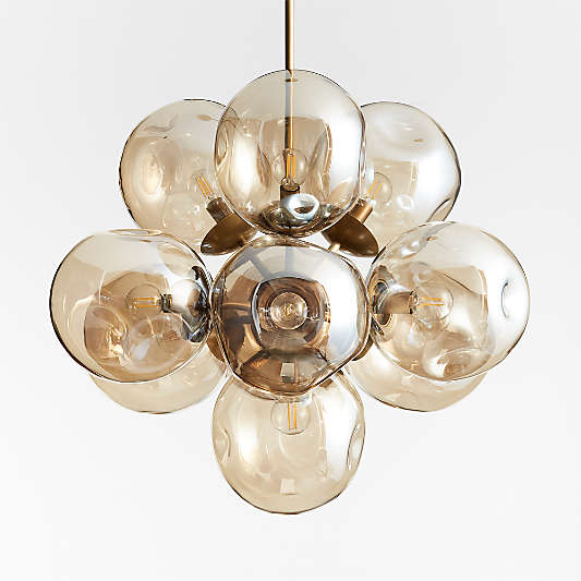 Etienne Glass Chandelier Light