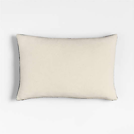 Etta Silk Wool Blend 22"x15" Multi Throw Pillow Cover