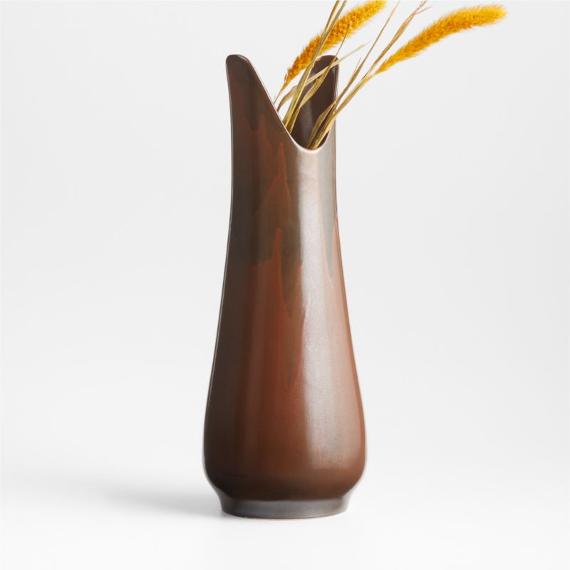 Etten Brown Ceramic Vase 17 + Reviews