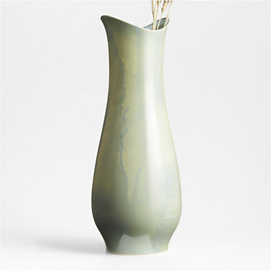 View Etten Blue Floor Ceramic Vase 21" details