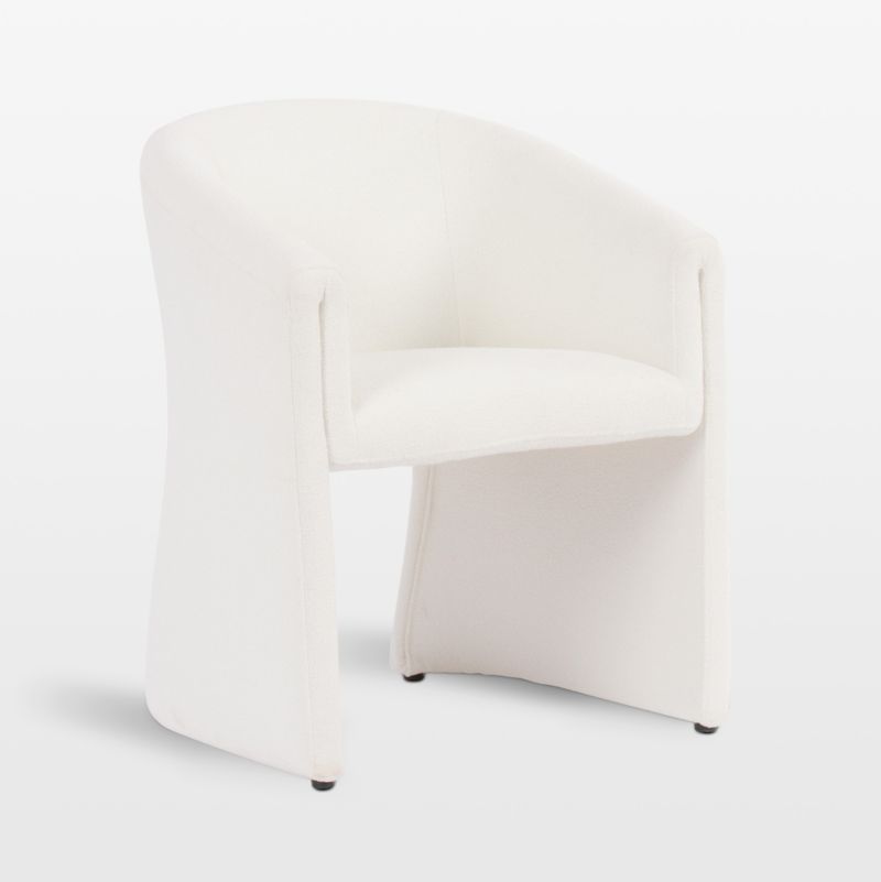 Eugenie Cream Upholstered Dining Chair - image 2 of 9