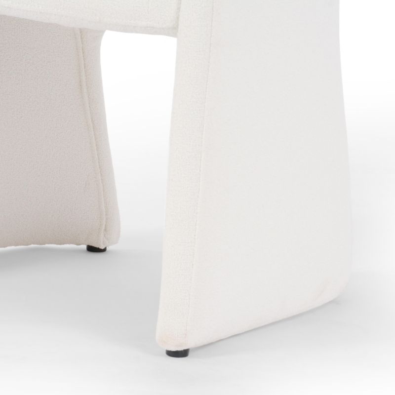 Eugenie Cream Upholstered Dining Chair - image 4 of 9