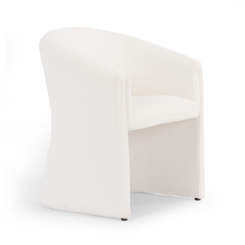 Eugenie Cream Upholstered Dining Chair - image 6 of 9