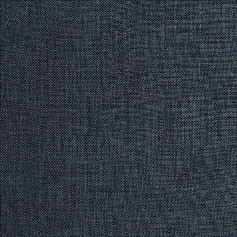 Indigo Blue European Flax ™-Certified Linen Blackout Window Curtain Panel 52"x108" - image 5 of 7