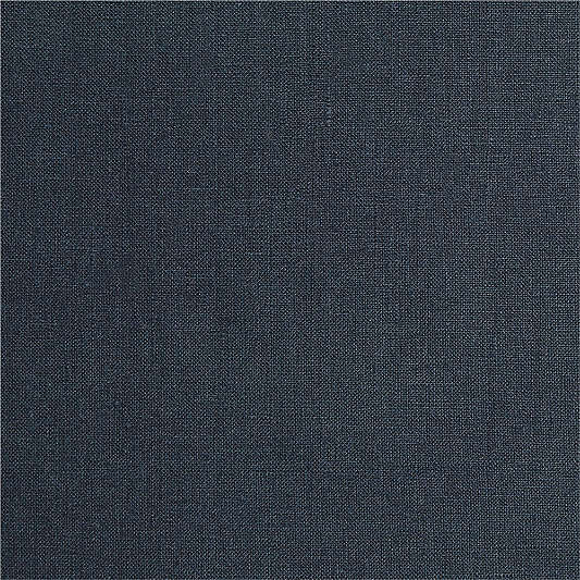 Indigo Blue European Flax ™-Certified Linen Blackout Window Curtain Panel 52"x84"