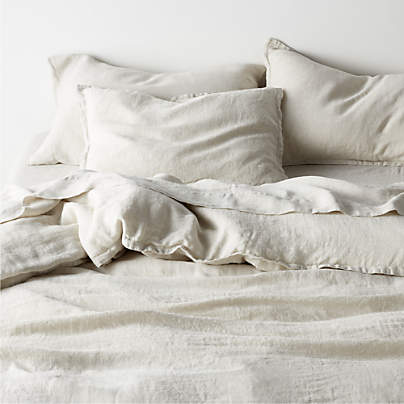 New Natural EUROPEAN FLAX ™-Certified Linen Warm Natural King Duvet Cover