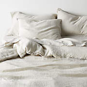 Organic Cotton Waffle Sage Shadow Green King Duvet Cover