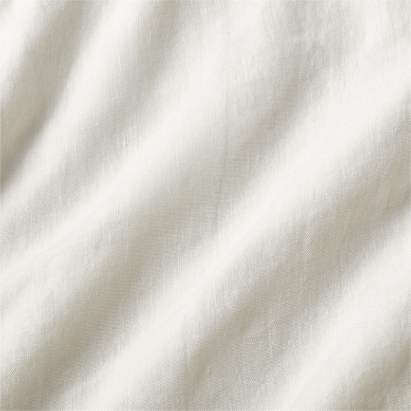 New Natural EUROPEAN FLAX -Certified Linen Warm White Full/Queen Duvet ...