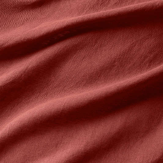 New Natural EUROPEAN FLAX ™-Certified Linen Castilian Red King Duvet Cover