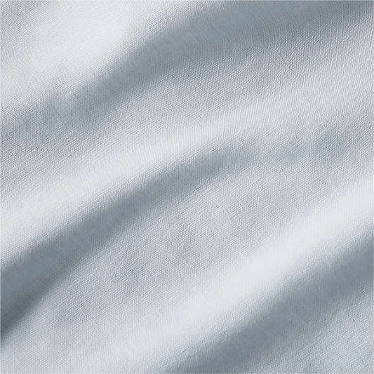 Aire Natural European Linen Mist Blue Duvet Cover