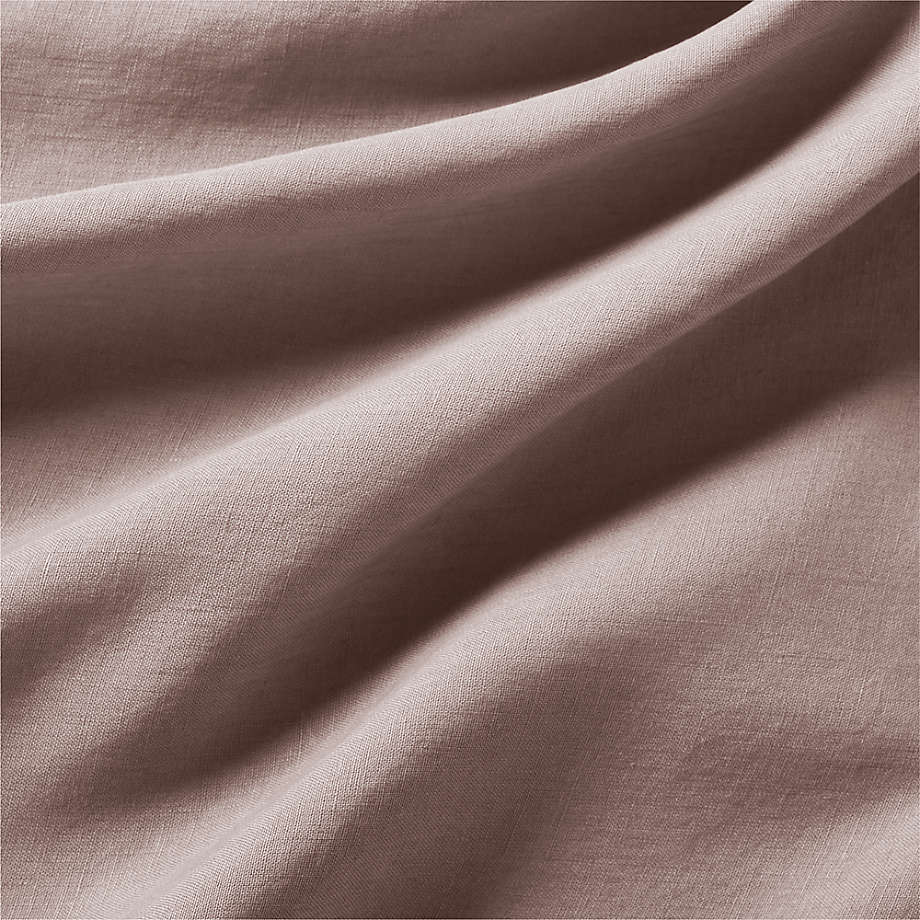 European Flax ®-Certified Linen Moody Mauve Full Bed Sheet Set
