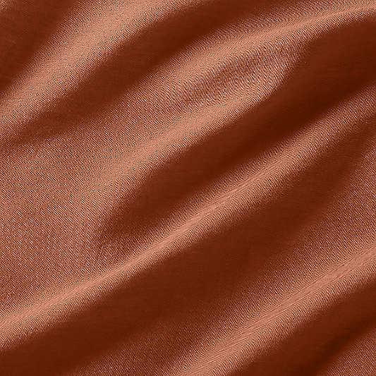 New Natural EUROPEAN FLAX ™-Certified Linen Spice Orange Full/Queen Duvet Cover