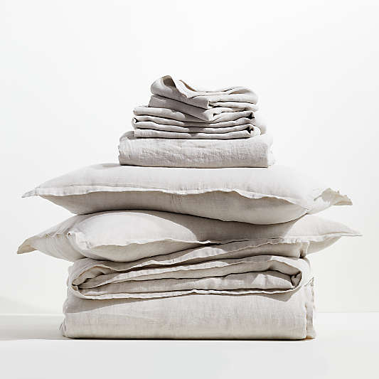 New Natural EUROPEAN FLAX ™-certified Linen Warm Natural Bedding Set