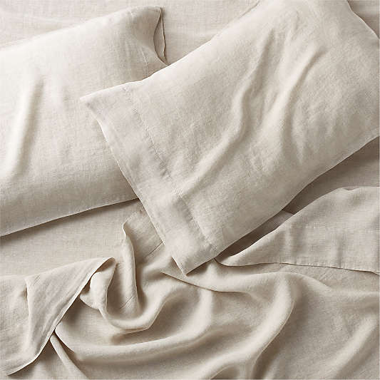 New Natural EUROPEAN FLAX ™-certified Linen Warm Natural Bedding Set