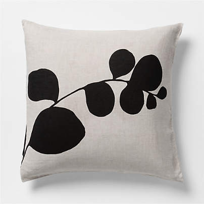 New Natural European Flax ™-Certified Linen Botanical Euro Bed Pillow Sham