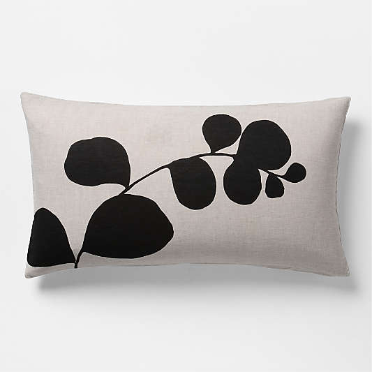 New Natural European Flax ™-Certified Linen Botanical King Bed Pillow Sham