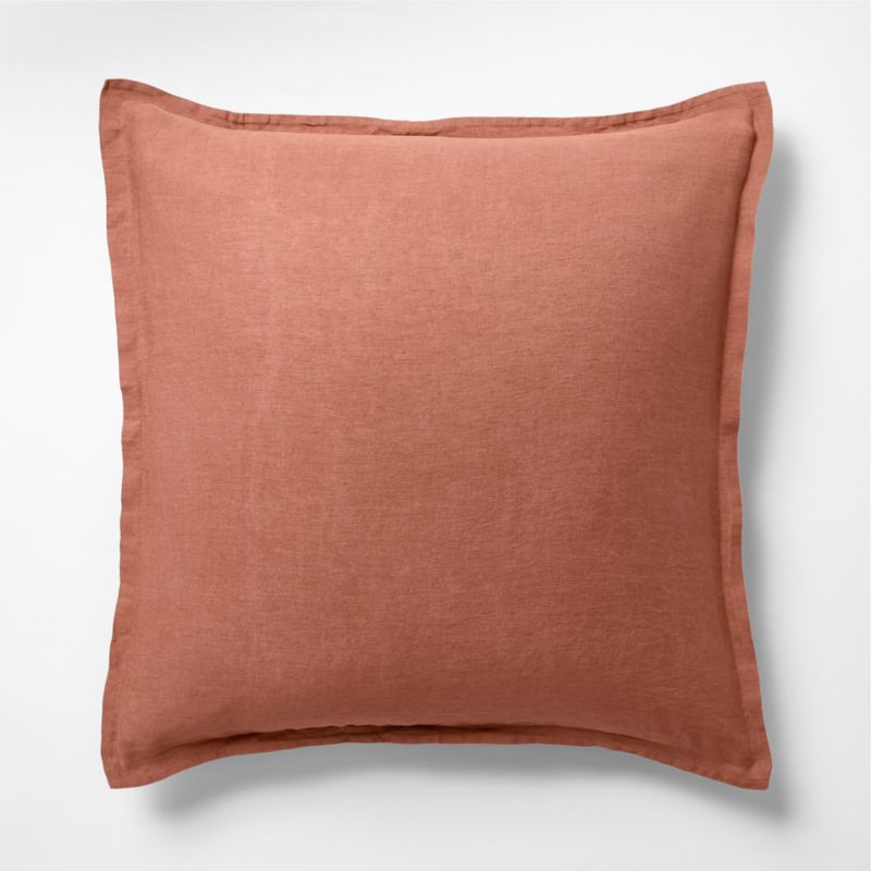 EUROPEAN FLAX ™-Certified Linen Copper Euro Bed Pillow Sham - image 0 of 10