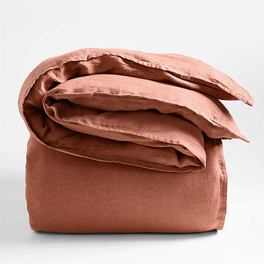 Aire Natural EUROPEAN FLAX ™-Certified Linen Copper King Duvet Cover