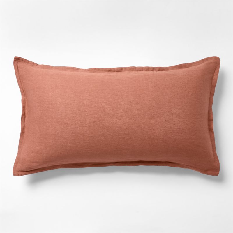 Viewing product image EUROPEAN FLAX ™-Certified Linen Copper King Bed Pillow Sham - image 1 of 6