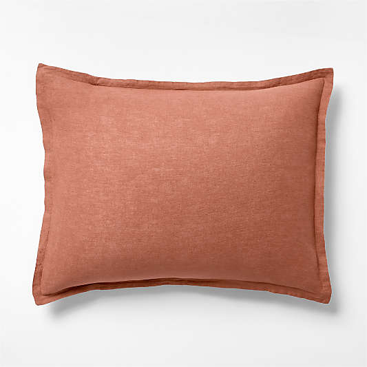 Aire Natural EUROPEAN FLAX â„¢-Certified Linen Copper Euro Bed Pillow Sham