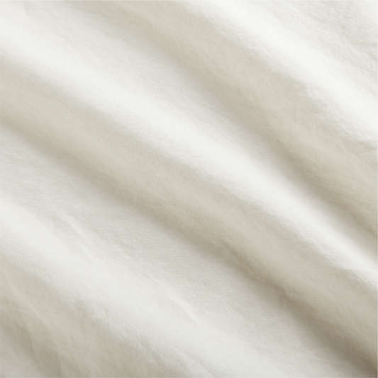 New Natural EUROPEAN FLAX ™-certified Linen Pampas Ivory Duvet Covers