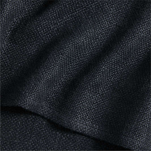 EUROPEAN FLAX â„¢-Certified Linen Viscose Deep Indigo Full/Queen Bed Blanket