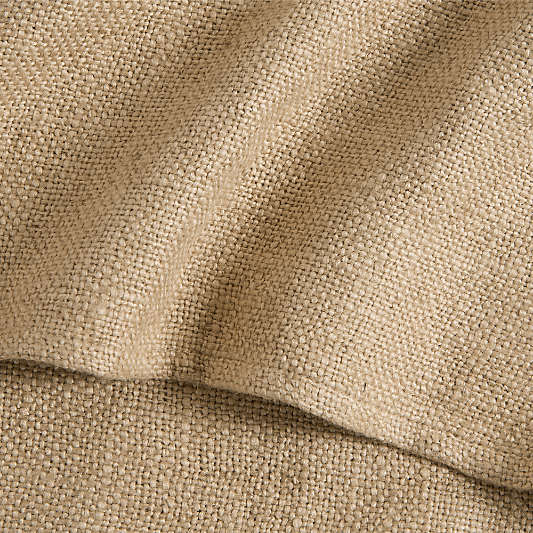 EUROPEAN FLAX â„¢-Certified Linen Viscose Taupe Full/Queen Bed Blanket